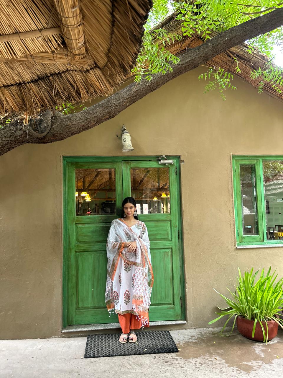Traditional Indian Straight Suit Set for Women