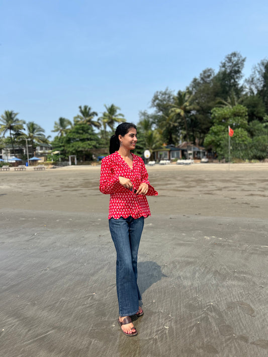 cotton printed shirt