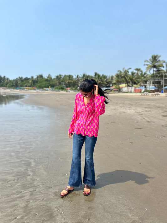 cotton printed shirt