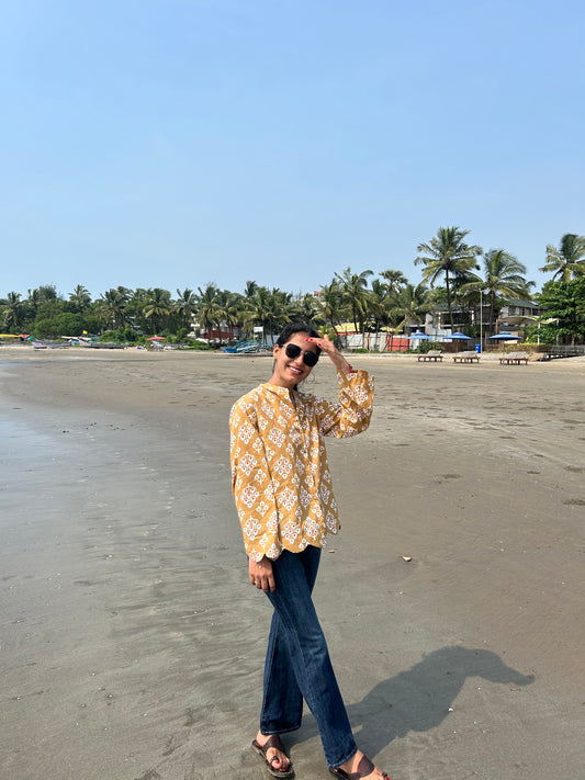 cotton printed shirt